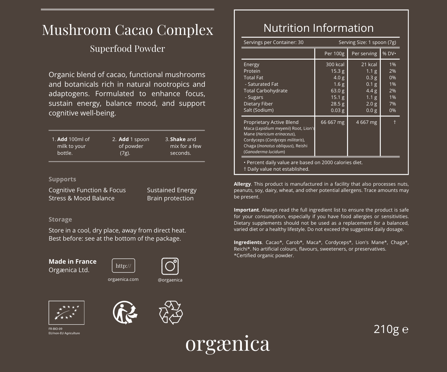 Mushroom Cacao Complex